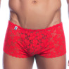 MOB Eroticwear Boxer sexy Dentelle LACE MoB Rouge